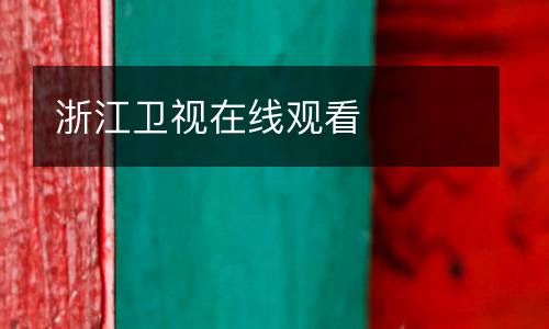 浙江衛視在線觀看